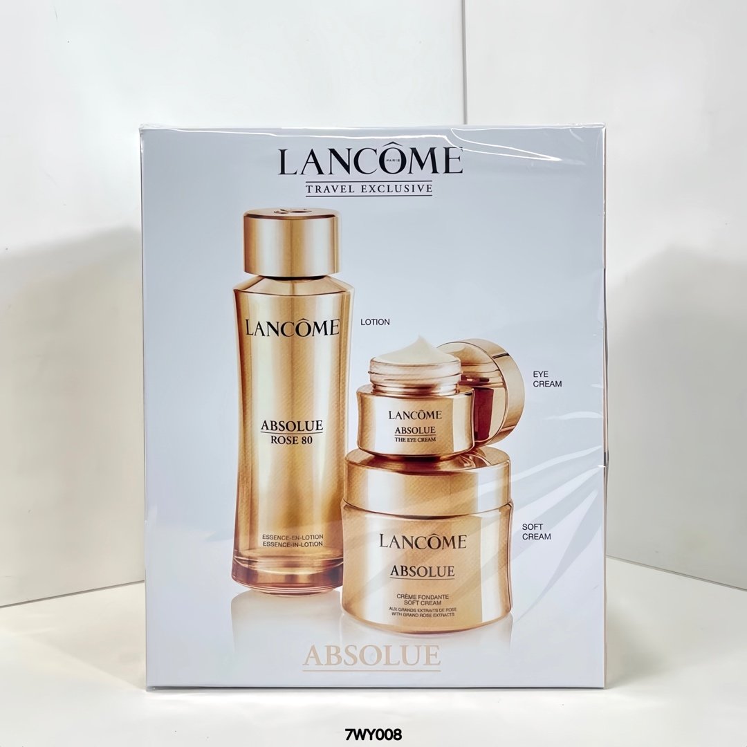 Lancome Absolue Water three-piece set. Contains: Absolue Water 150ml + Eye Cream 20ml + Absolue Face Cream 60ml