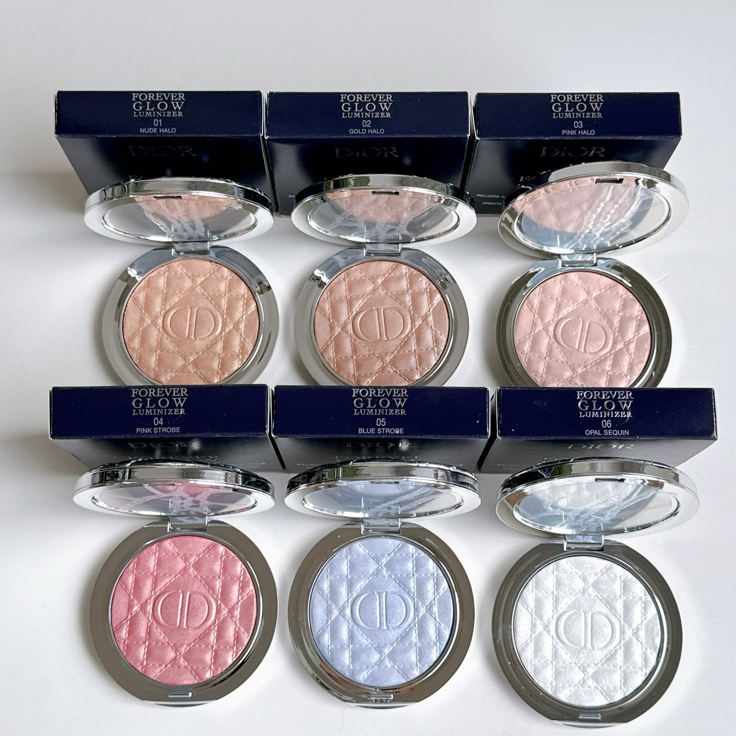 Dior Silver Leather Highlighter Palette 6g